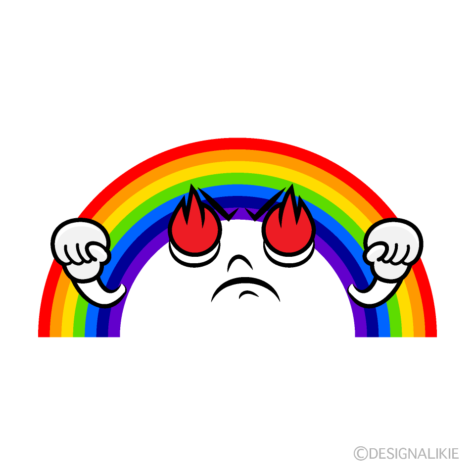 Cute Passionate Rainbow Clipart