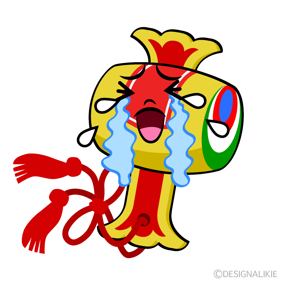 かわいい泣く打ち出の小槌イラスト