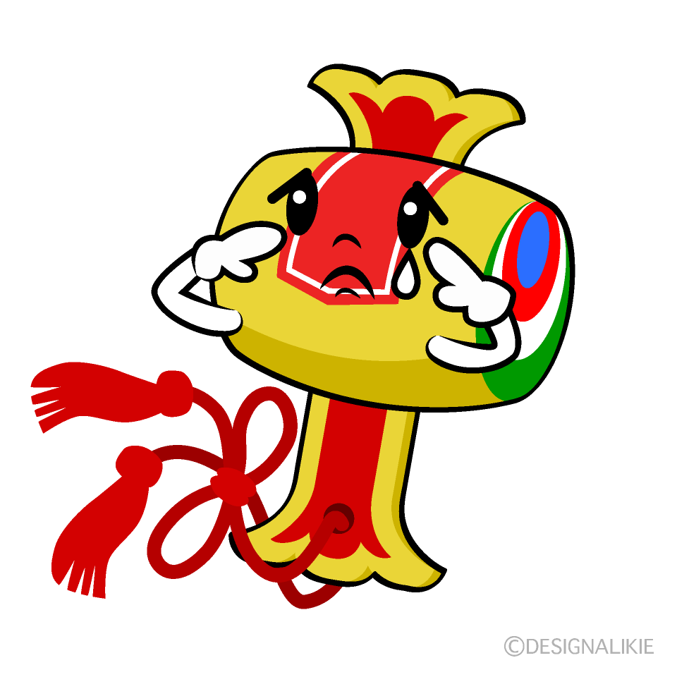 かわいい悲しい打ち出の小槌イラスト