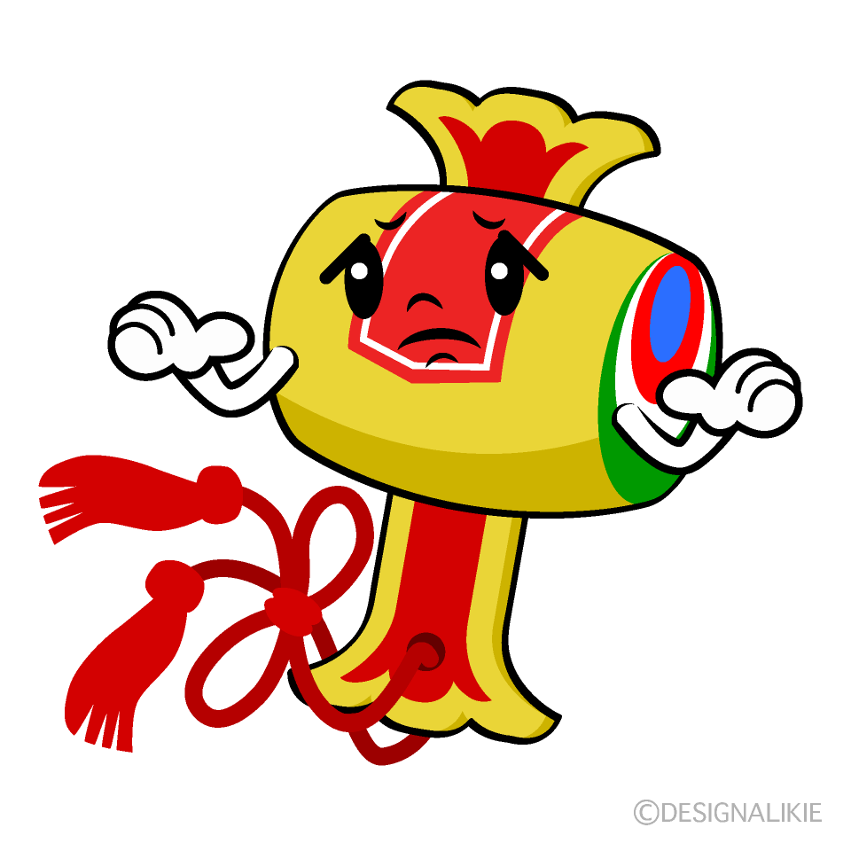 Cute Troubled Lucky Mallet Clipart