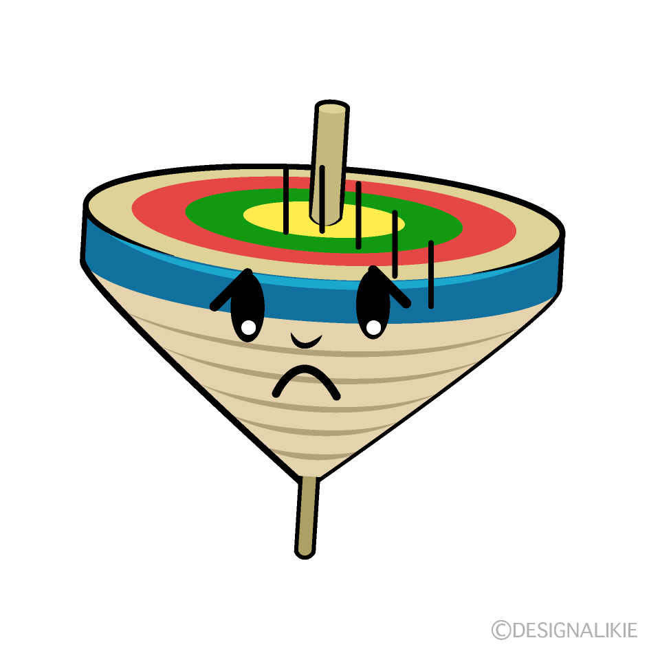 かわいいお辞儀するコマイラスト