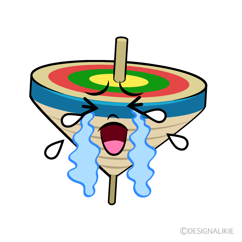 かわいい泣くコマイラスト