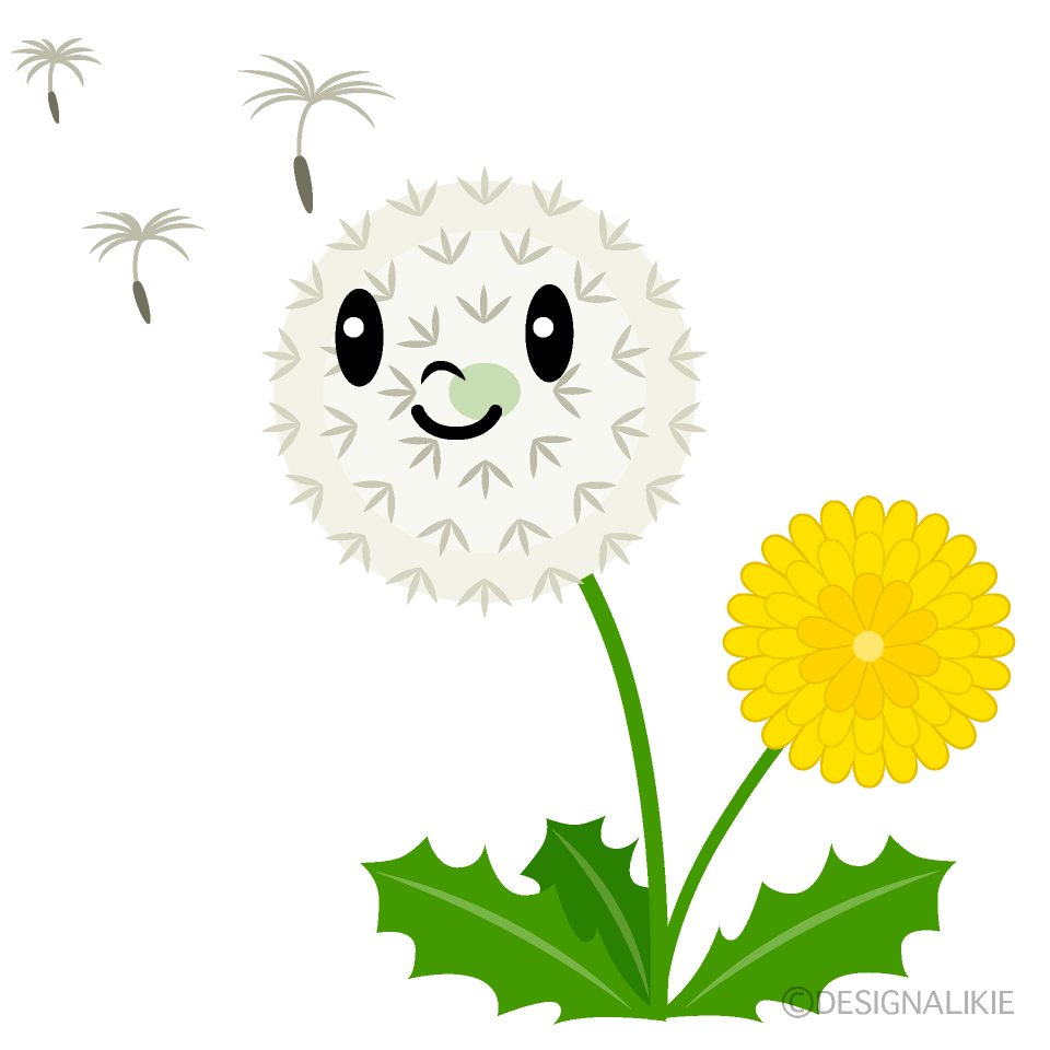 Cute Dandelion Fluff Clipart