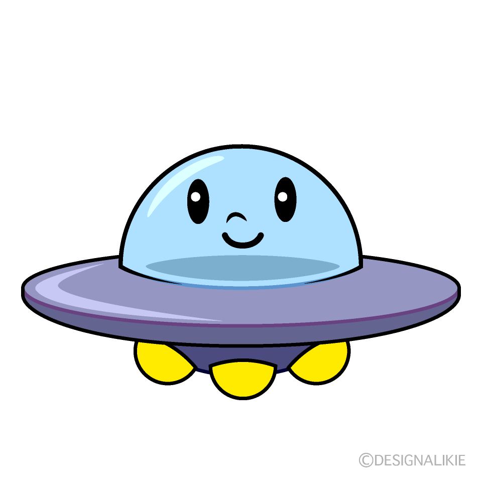 Cute UFO Clipart