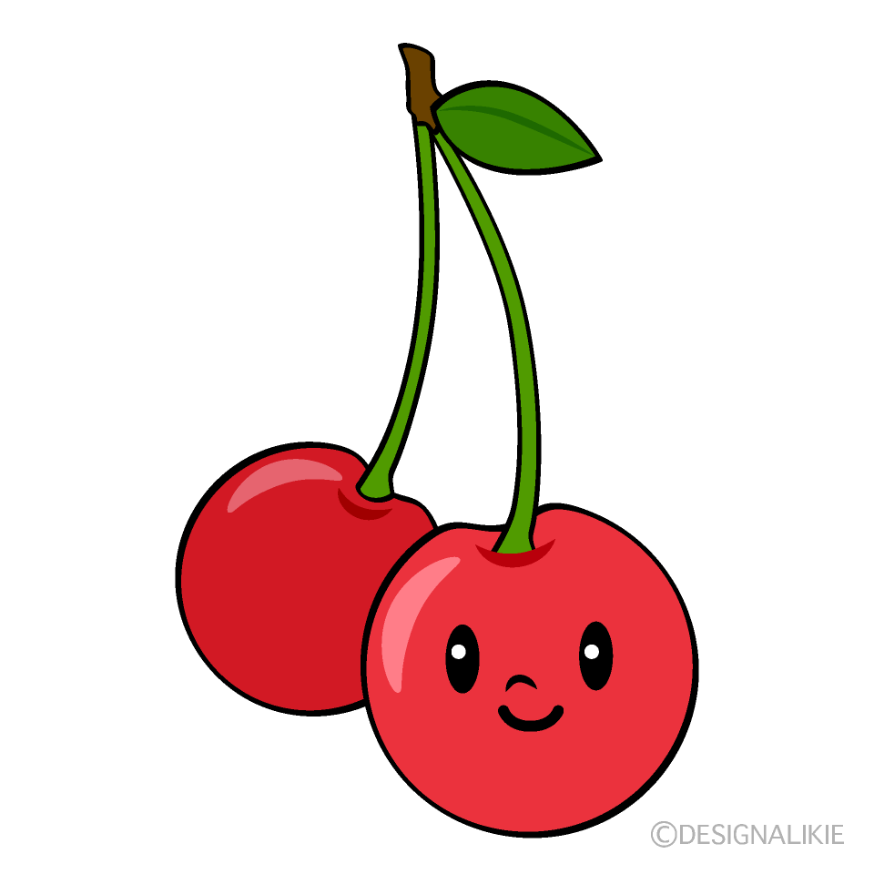 かわいいサクランボイラスト