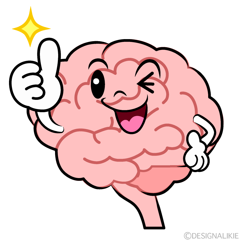 かわいいいいね！の脳イラスト