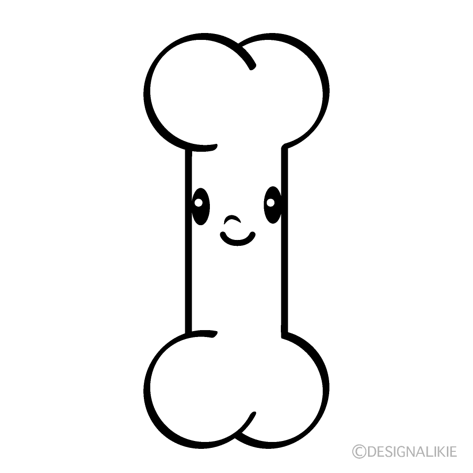 かわいい骨イラスト