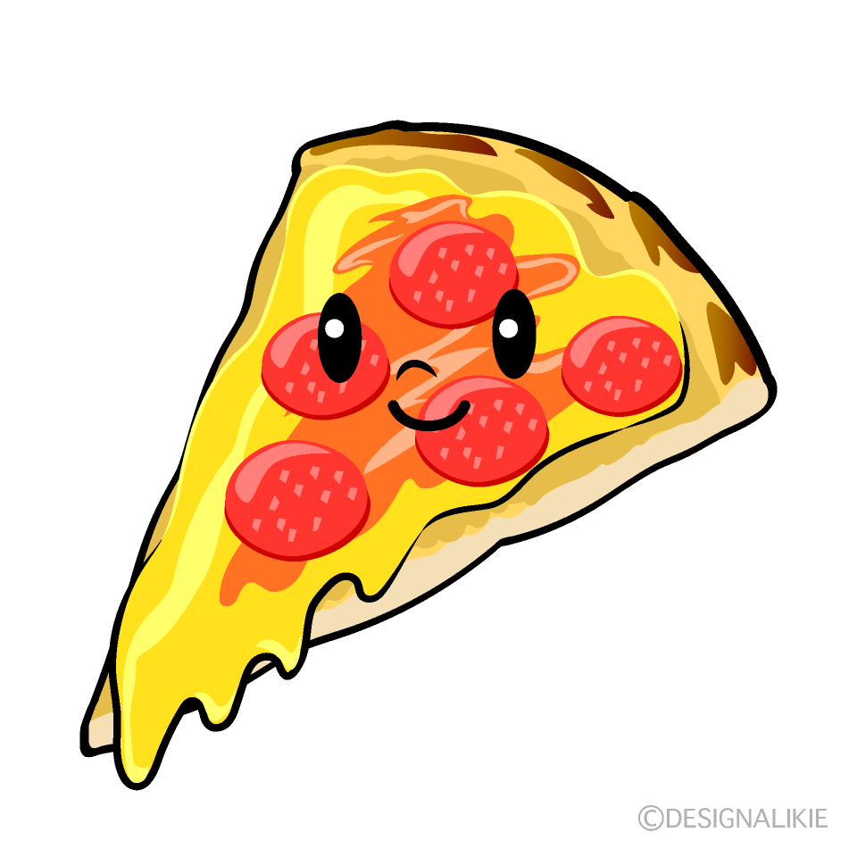 かわいいピザイラスト