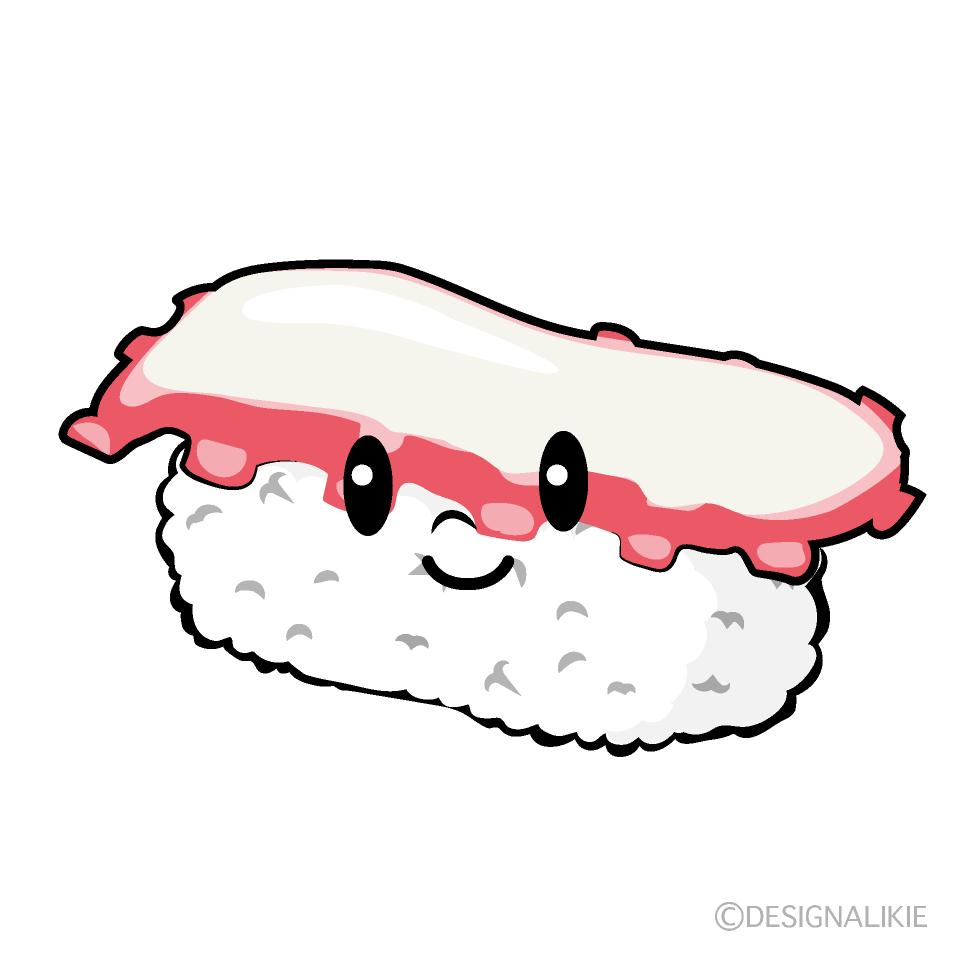 かわいいタコ寿司イラスト