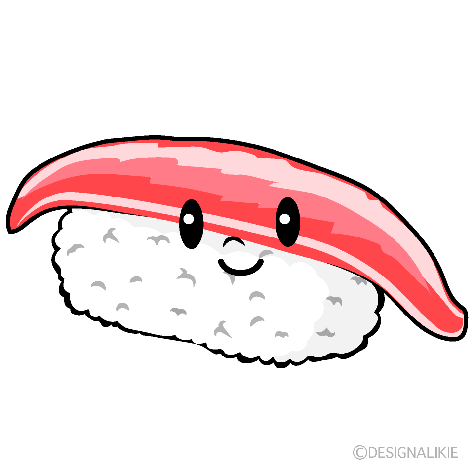 かわいいカニ寿司イラスト