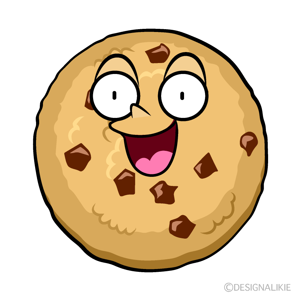 Cute Surprised Cookie Clipart