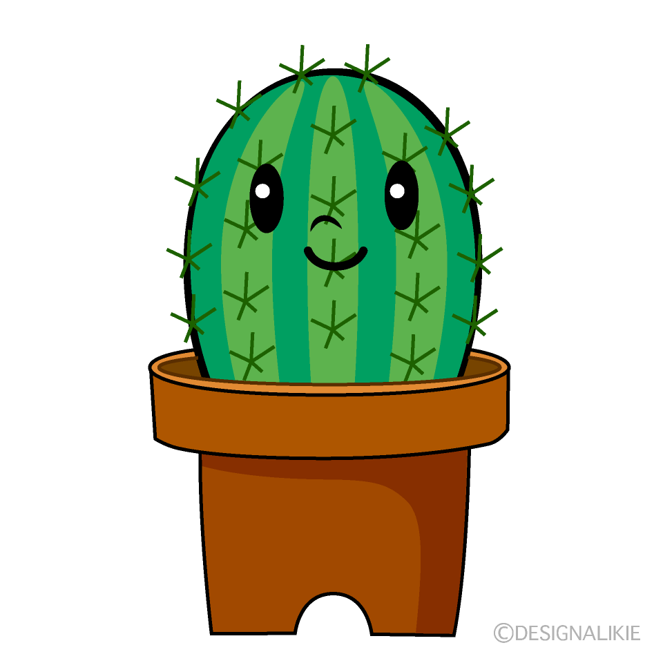かわいいサボテンイラスト