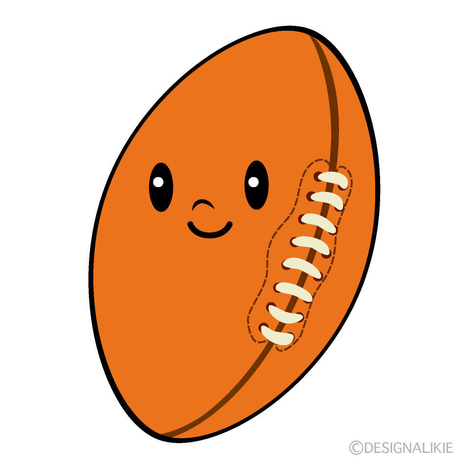 かわいいラグビーイラスト