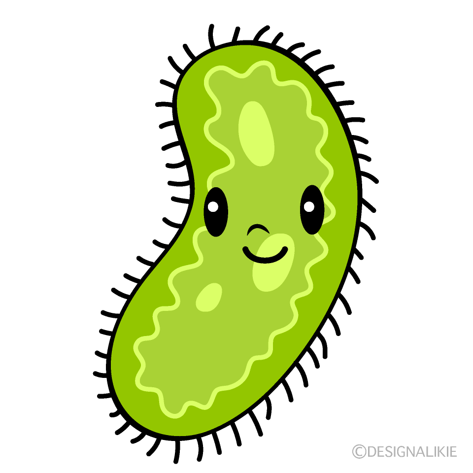 かわいいばい菌イラスト