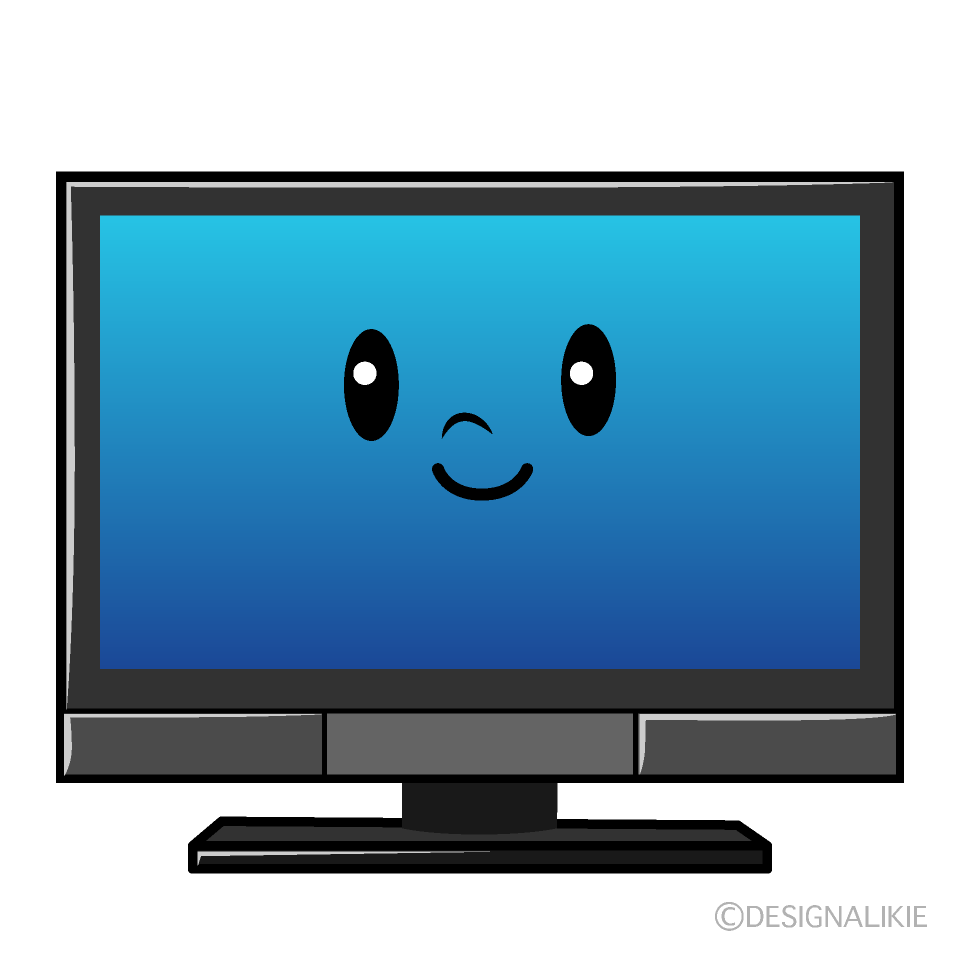 かわいいテレビイラスト