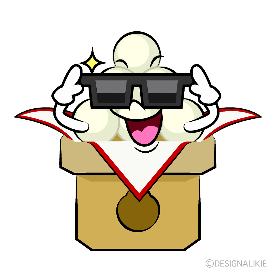 かわいいかっこいい月見団子イラスト