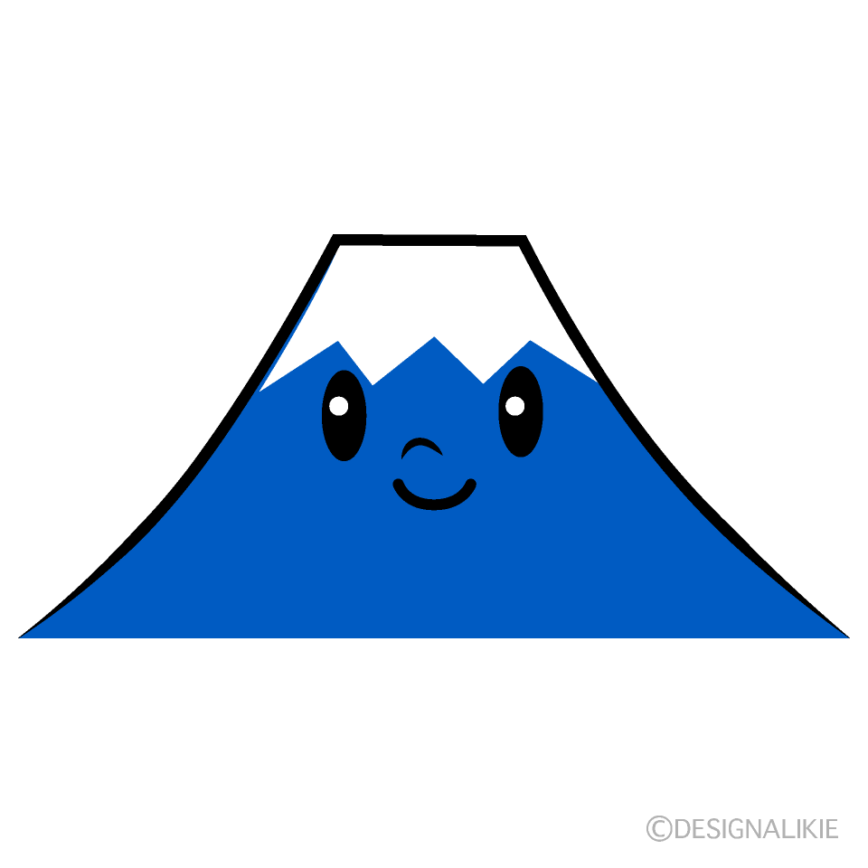 かわいい富士山イラスト