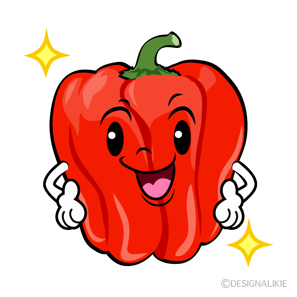 Cute Confident Paprika Clipart