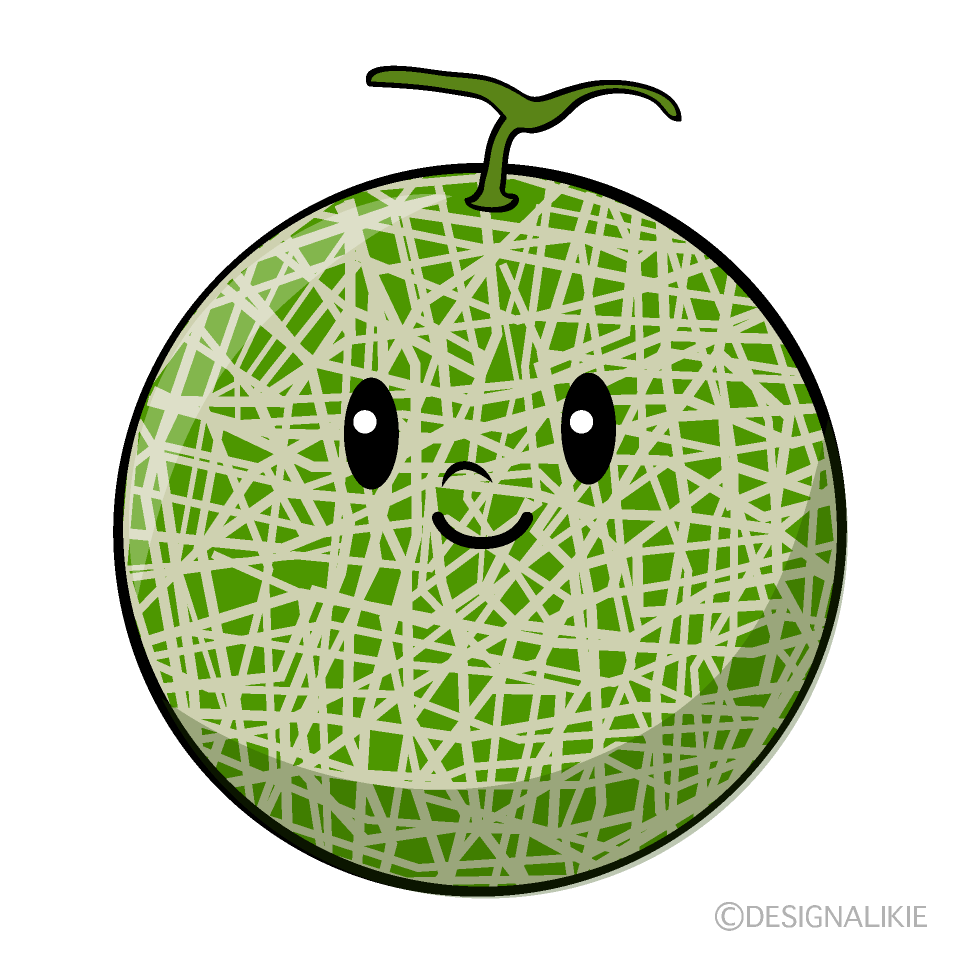 かわいいメロンイラスト