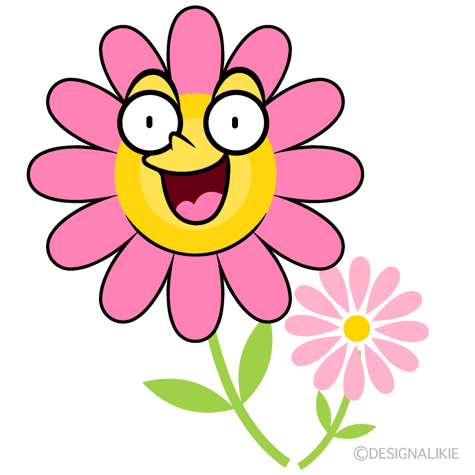 Cute Surprised Cosmos Clipart