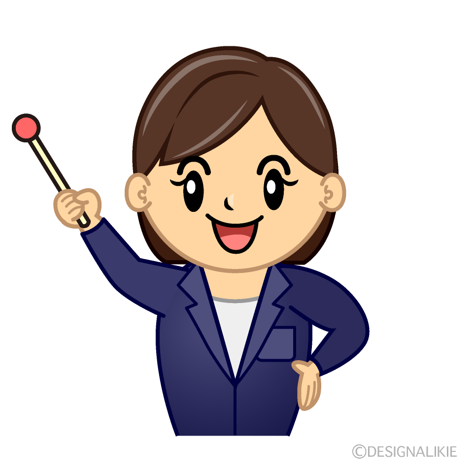 Cute Explaining OL Clipart