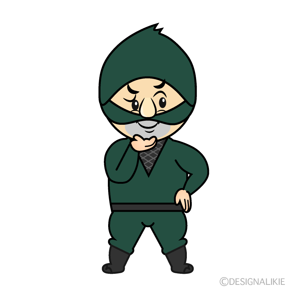 Cute Grinning Thief Clipart