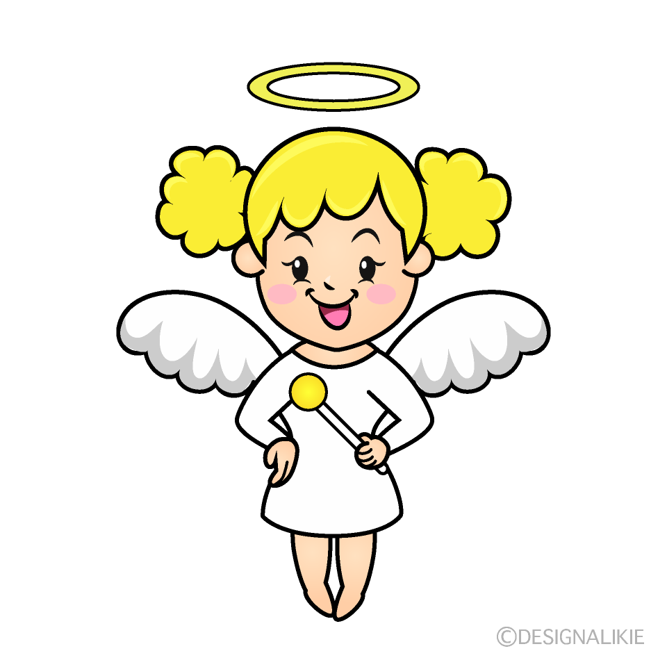 Cute Confident Angel Clipart