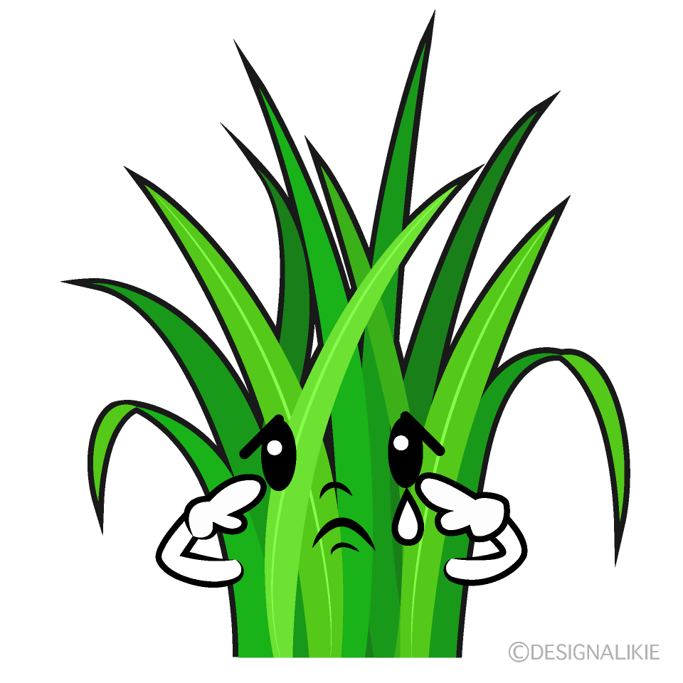 かわいい悲しい草イラスト