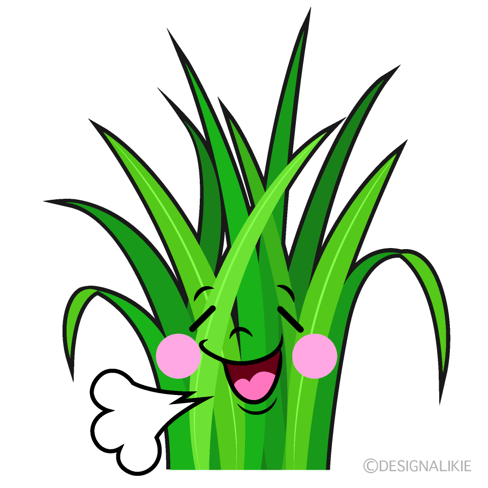Cute Relaxed Grass Clipart