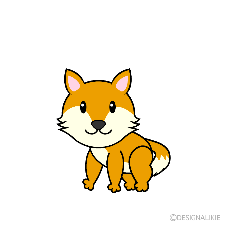 かわいいキツネイラスト