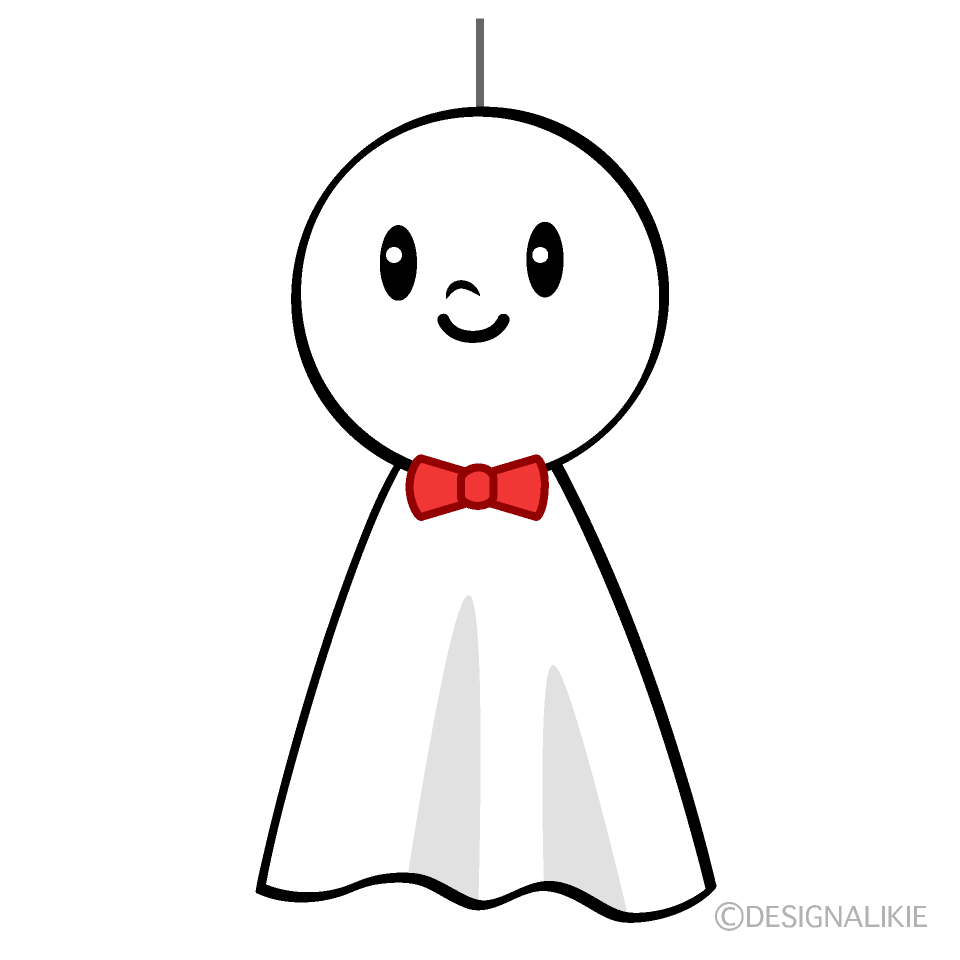 かわいいてるてる坊主イラスト