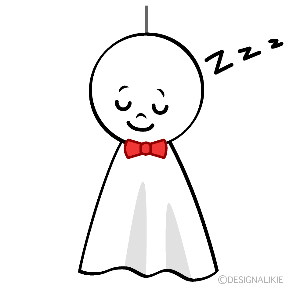 Cute Sleeping Teruteru Bozu Clipart
