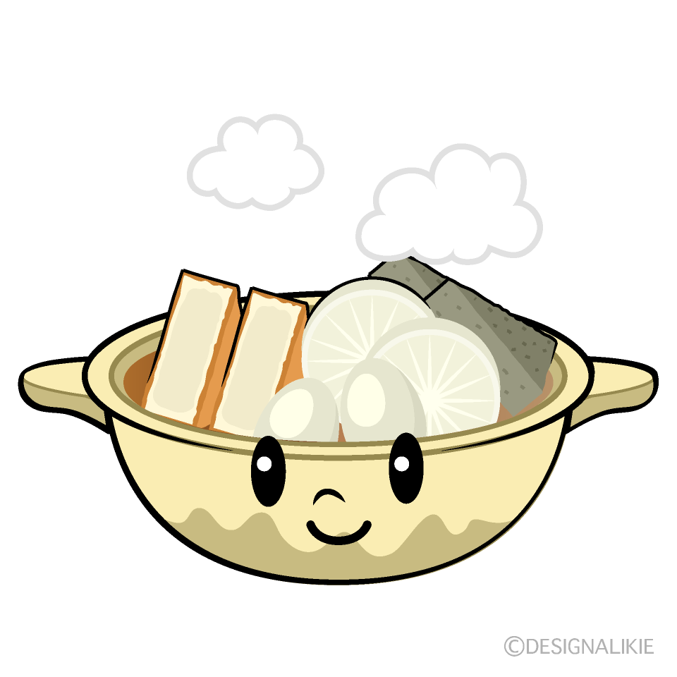 かわいいおでんイラスト