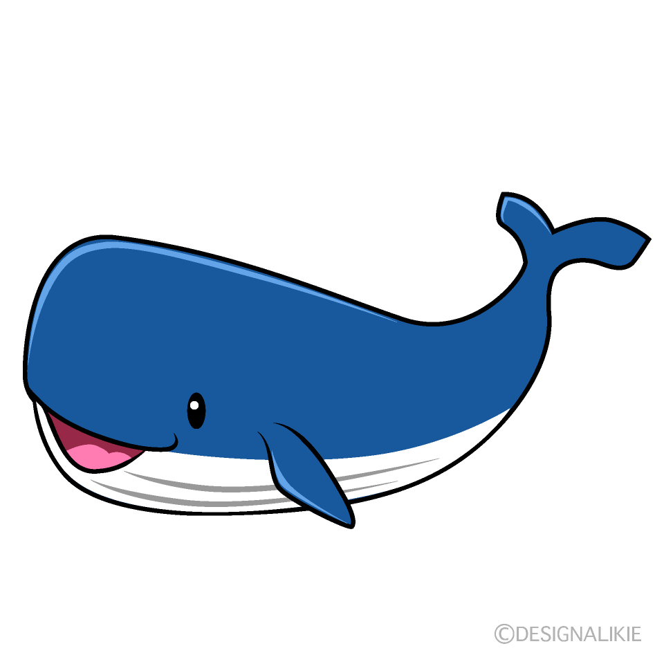 かわいいクジライラスト