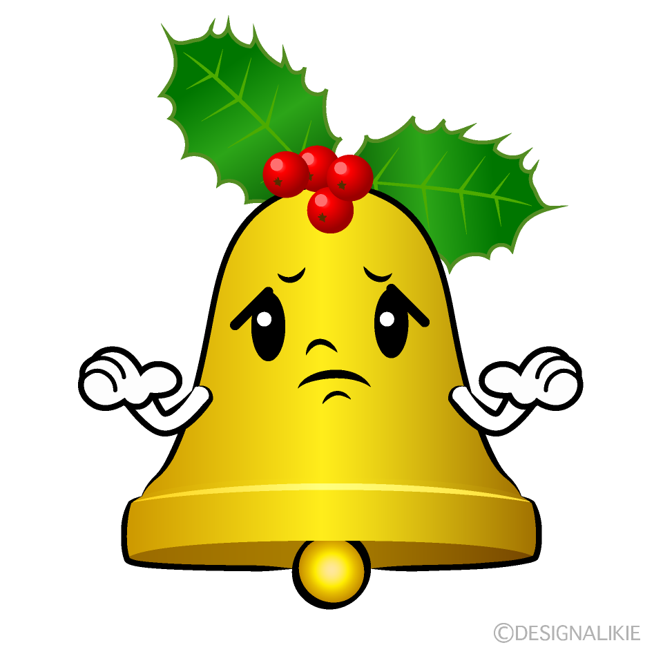 Cute Troubled Bell Clipart