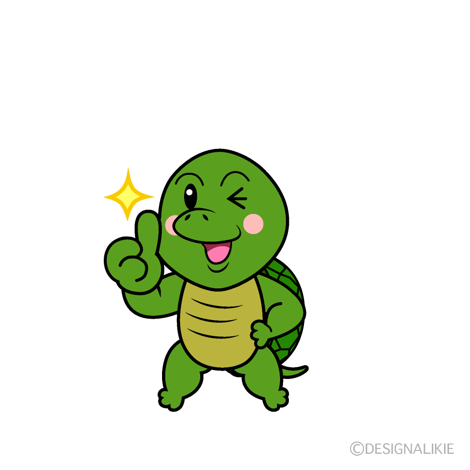 かわいいいいねするカメイラスト