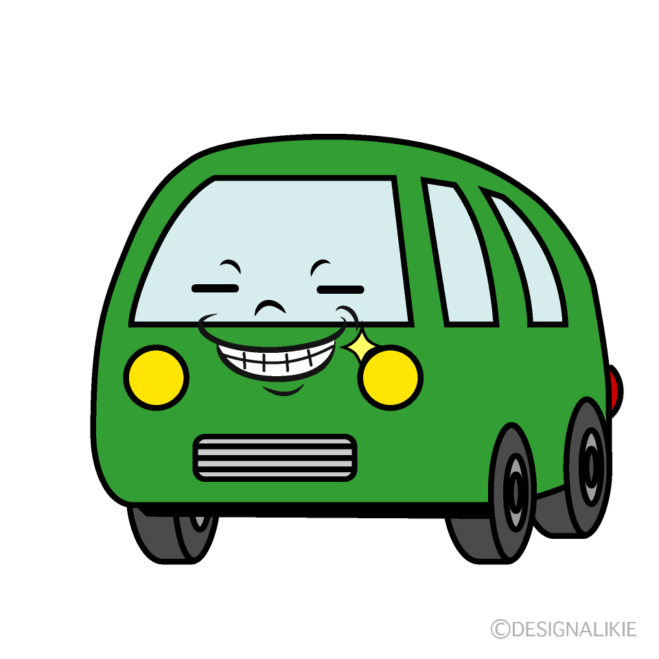 かわいいニヤリのバンイラスト