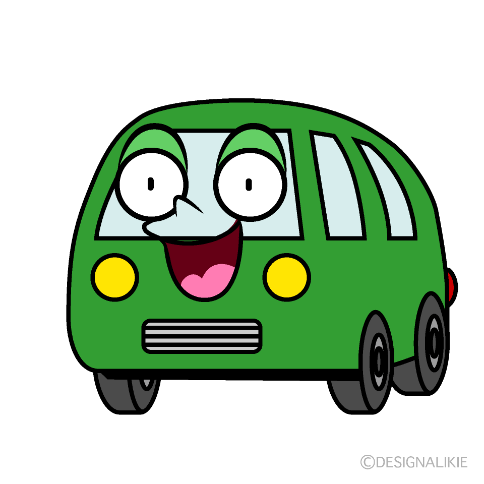 Cute Surprised Wagon Clipart