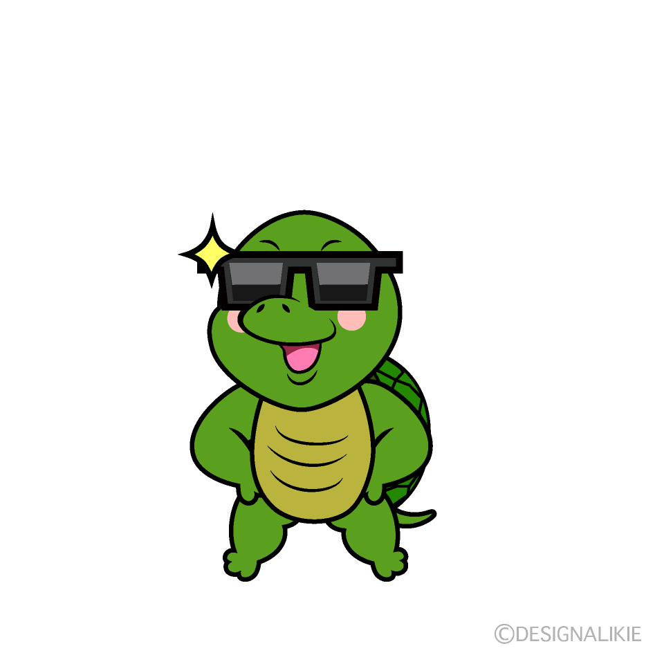かわいいかっこいいカメイラスト