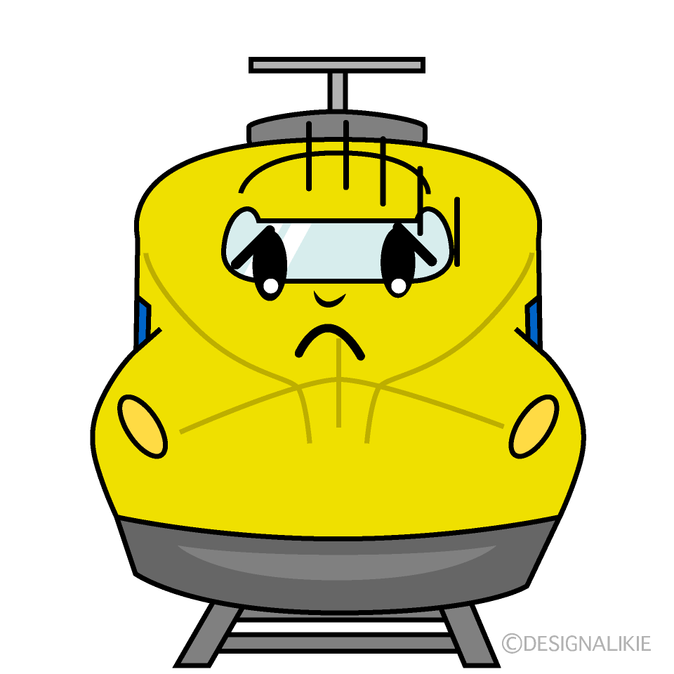 Cute Depressed Doctor Yellow Clipart