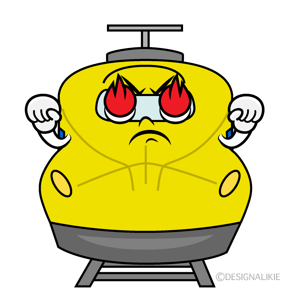 かわいい熱意のドクターイエローイラスト