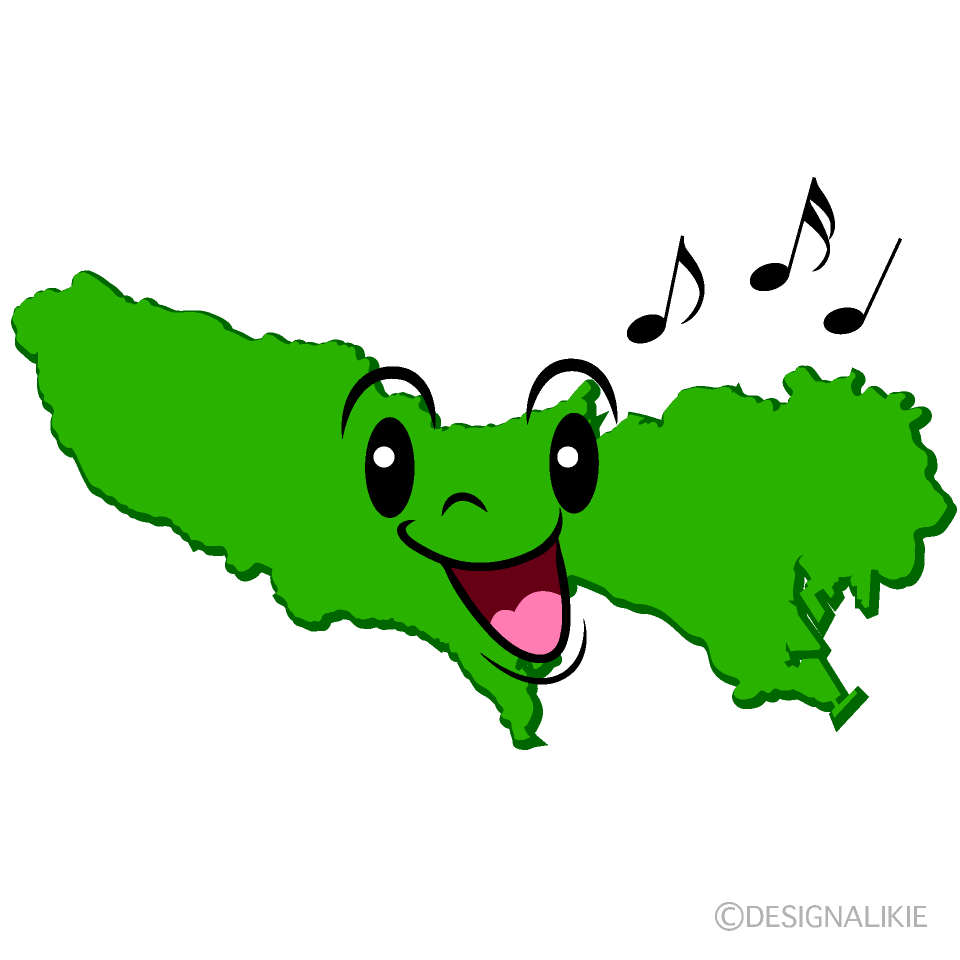 かわいい歌う東京都イラスト