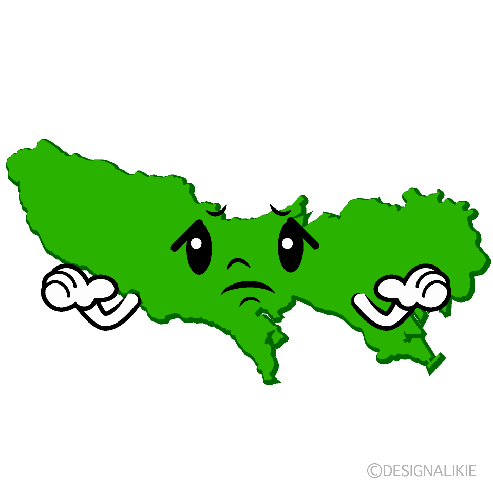 かわいい困る東京都イラスト