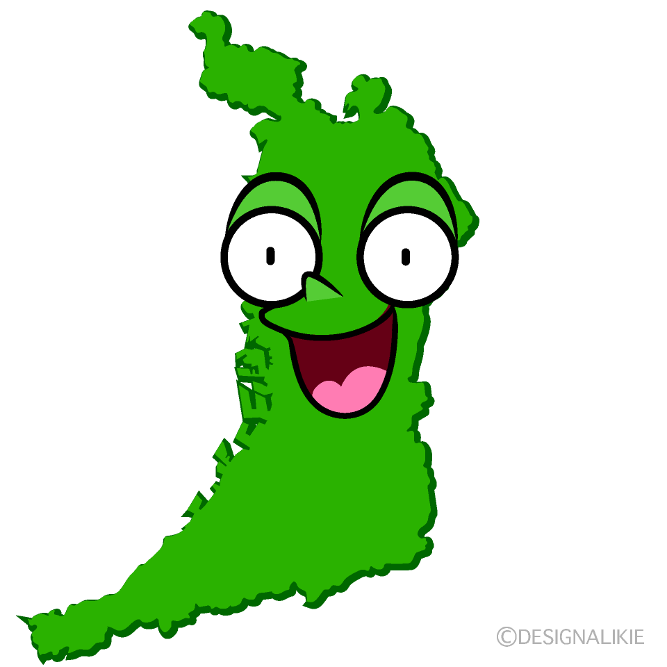 かわいい驚く大阪府イラスト