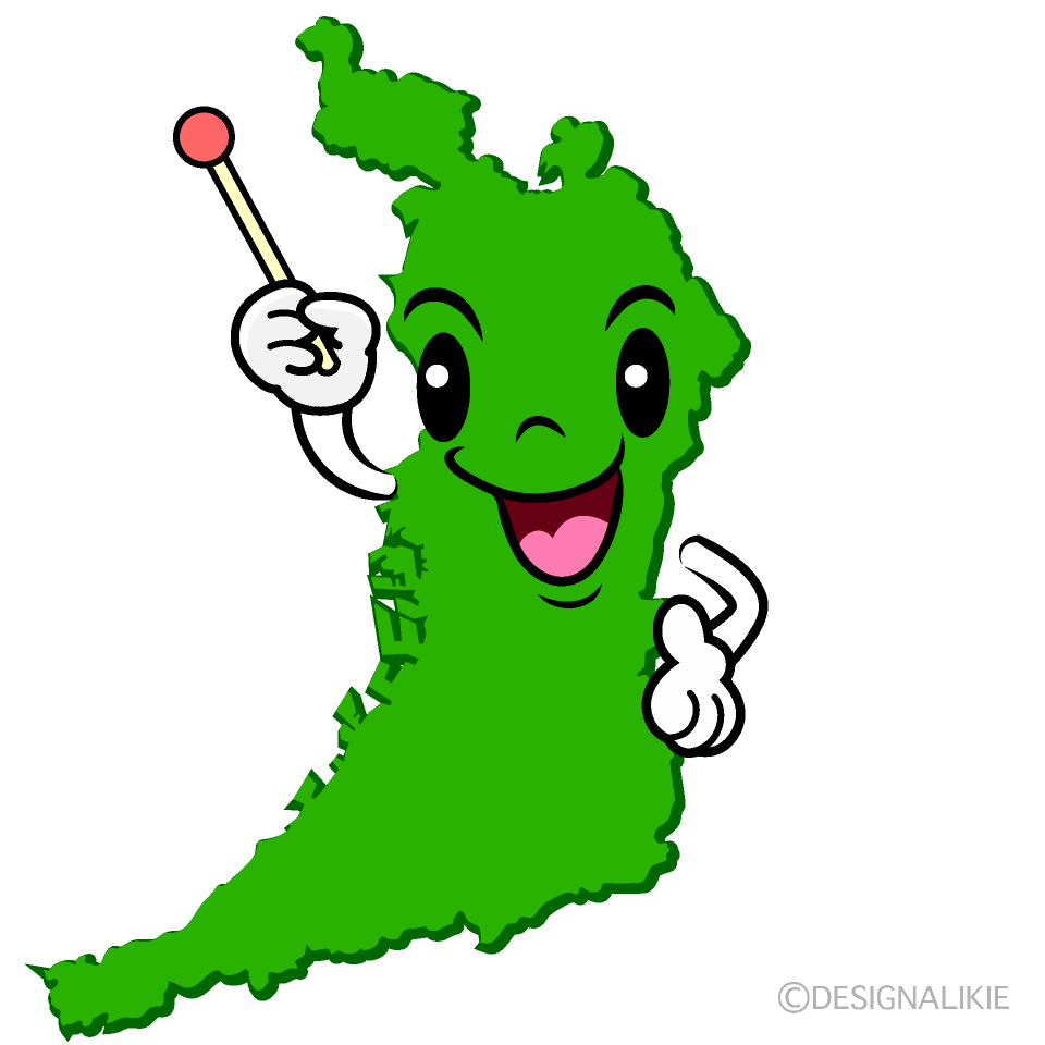 かわいい話す大阪府イラスト