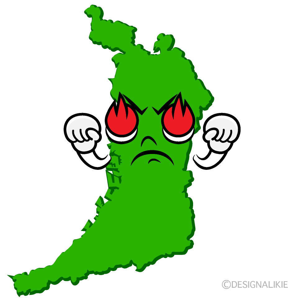 かわいい熱意の大阪府イラスト