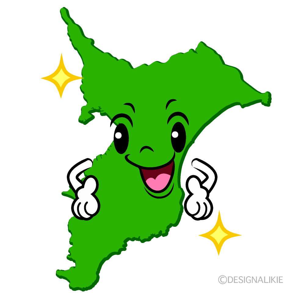 かわいい煌く千葉県イラスト