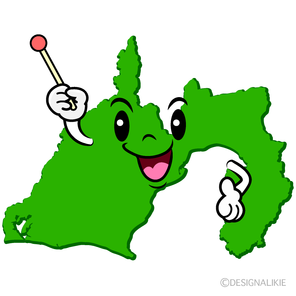 かわいい話す静岡県イラスト