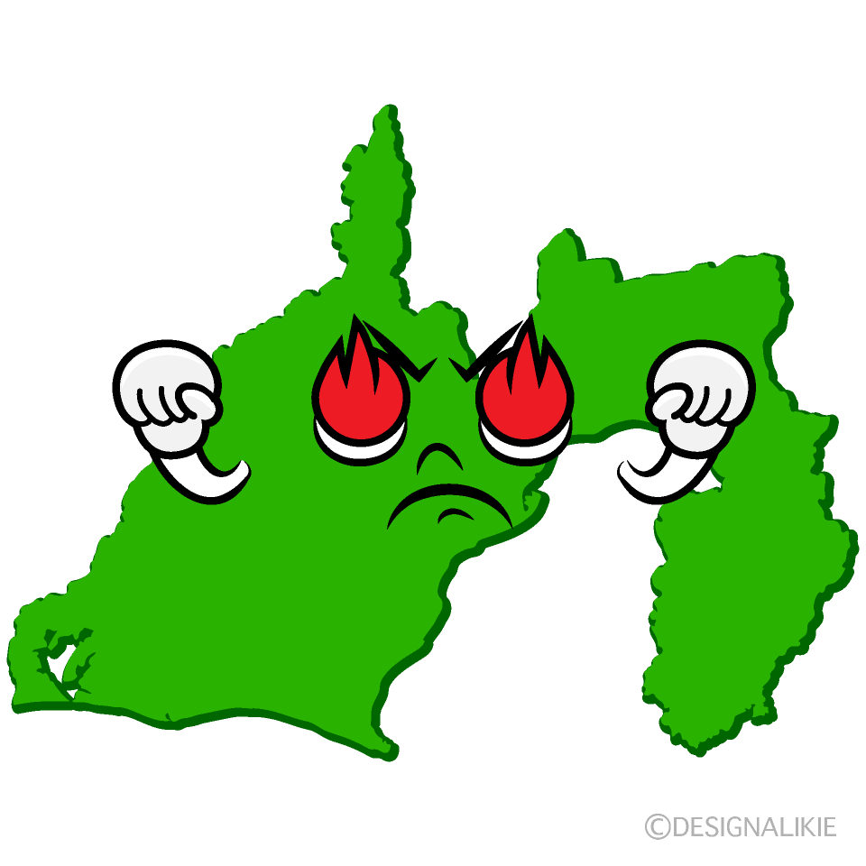 かわいい熱意の静岡県イラスト