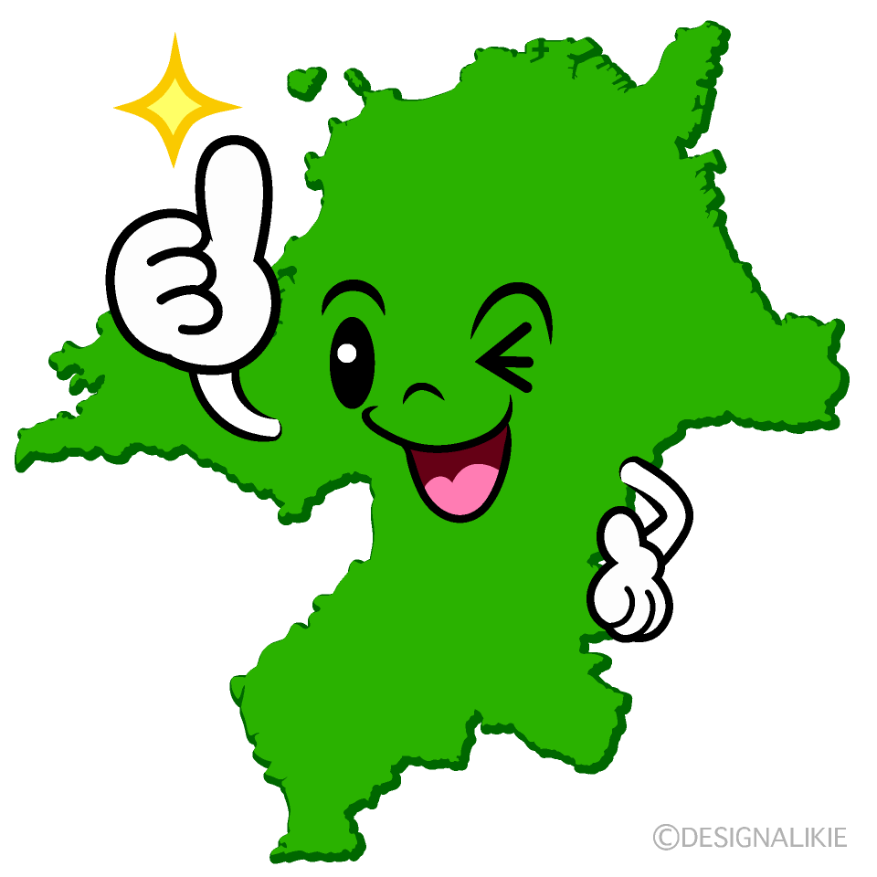 かわいいいいね！の福岡県イラスト
